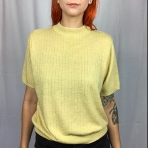 Vintage Yellow Sweater Large